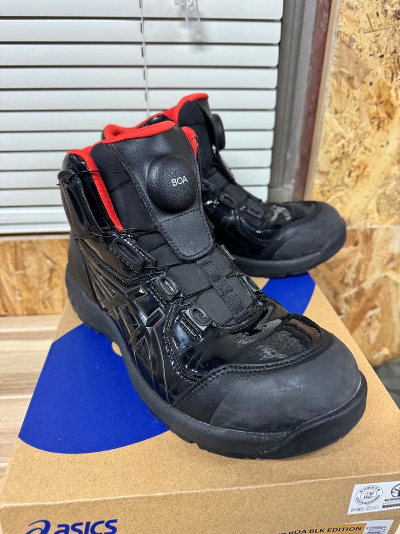 安全靴 ASICS WINJOB CP304 BOA BLAK EDITION 25.0