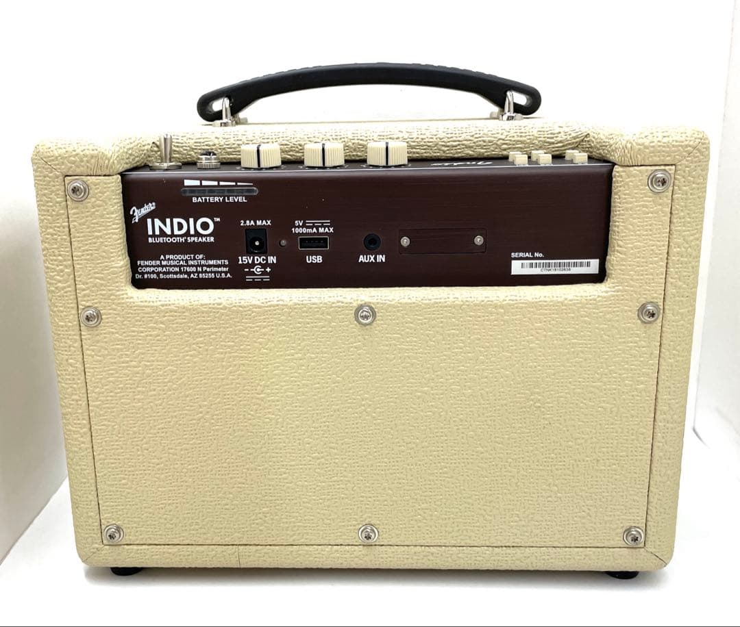 FENDER INDIO Bluetoothスピーカー BLONDE