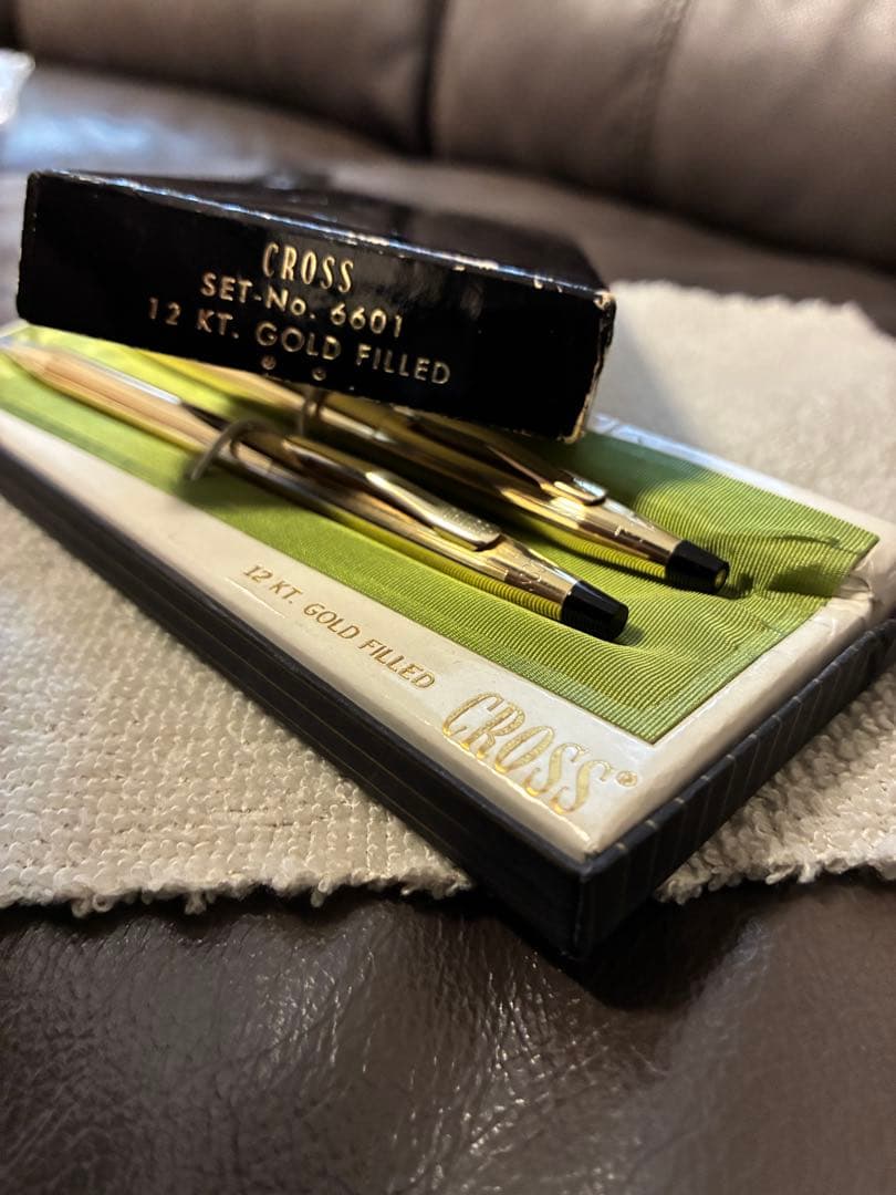 ⭐️CROSS 12KT GOLD FILLED ⭐️ボールペン／ペンシル2本セット