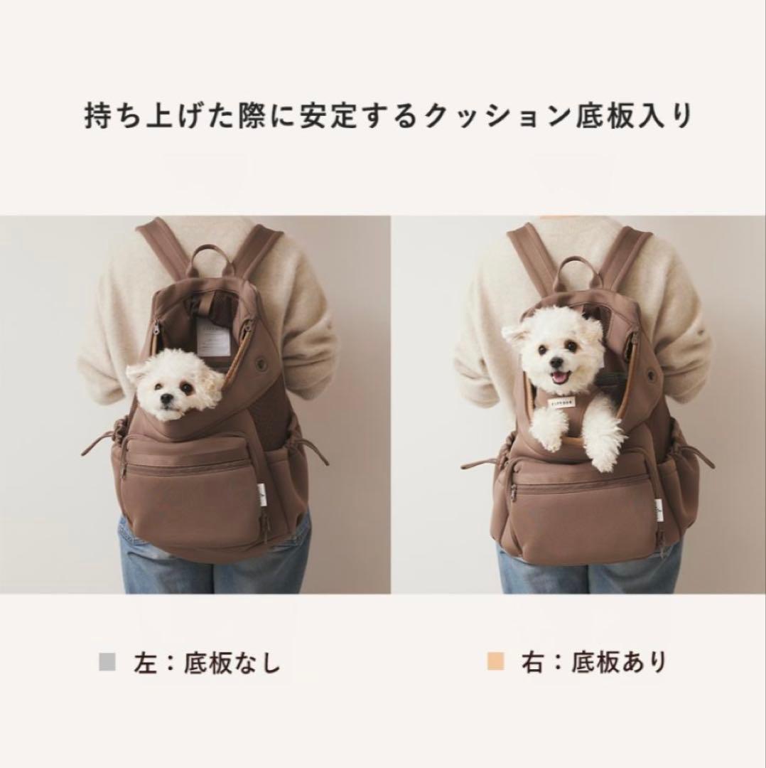 サイズS★ 黒 city dog ネオプレーンバックパックキャリーリュック