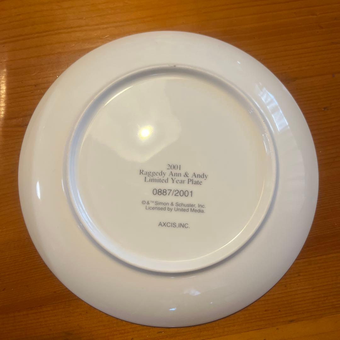 コレクション 2001Raggedy Ann &Andy Limited Year Plate