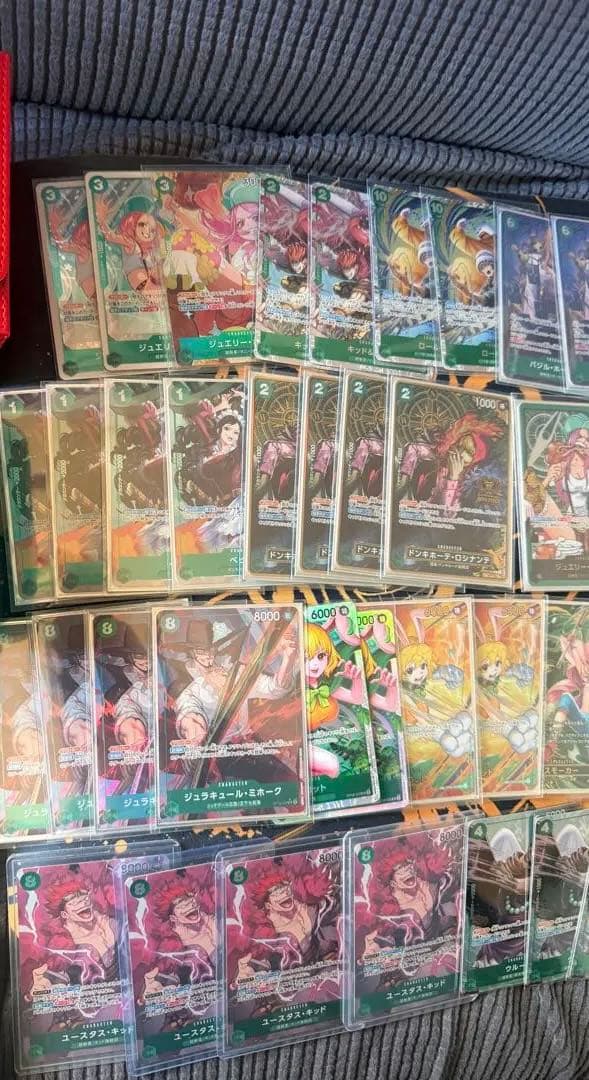 ワンピース カード　フラッグシップ　パラレル　SP ボニー　緑　デッキ
