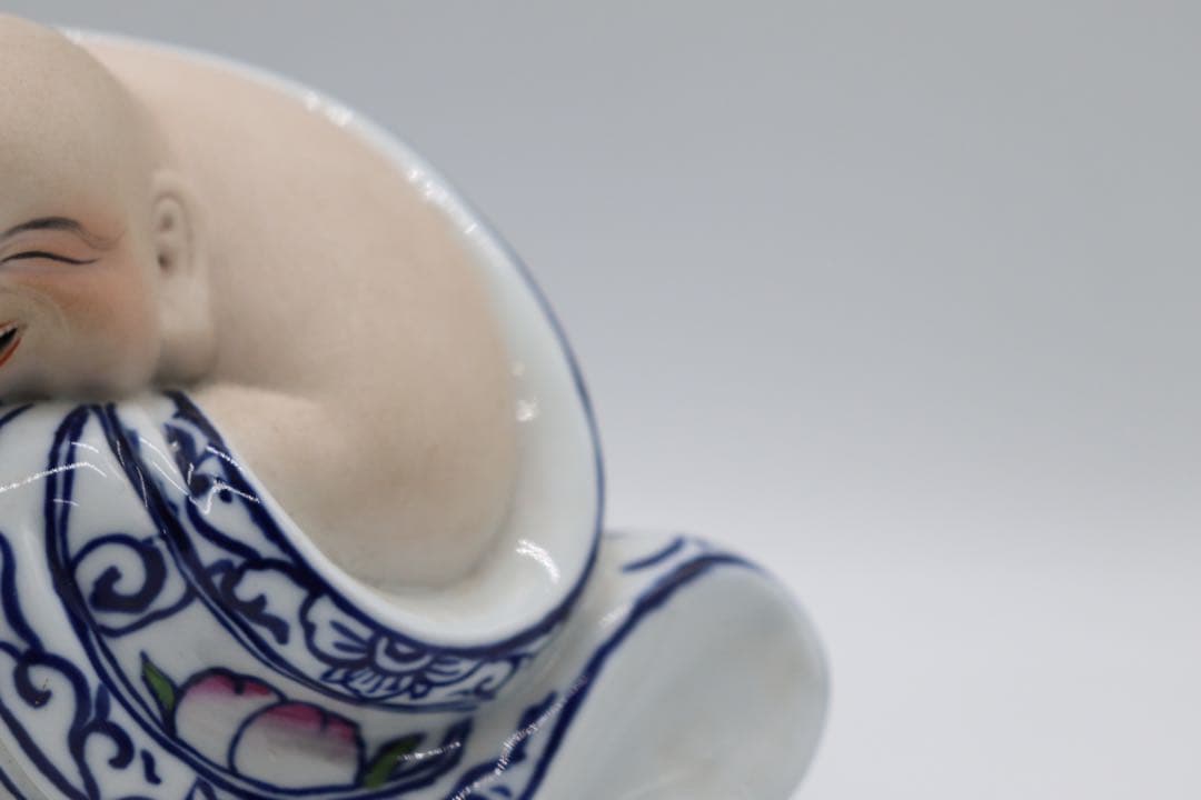 中国　景徳鎮　布袋　磁塑廠出品　送料込み0206
