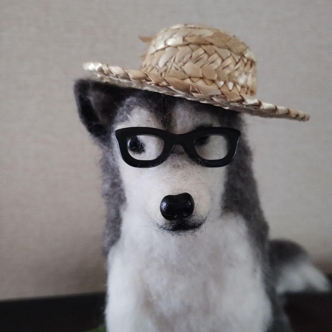 羊毛フェルト　シベリアンハスキー