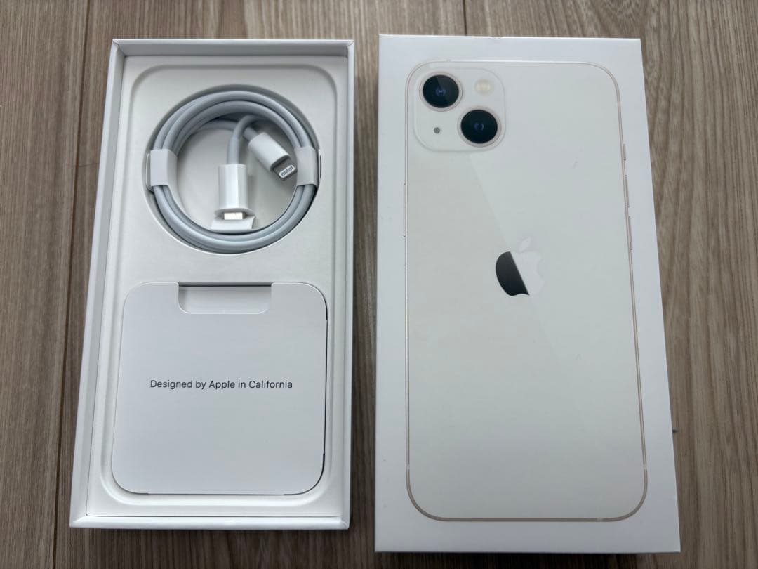 【本日値下げ】【バッテリー96%】iPhone 13 ホワイト 本体　128GB