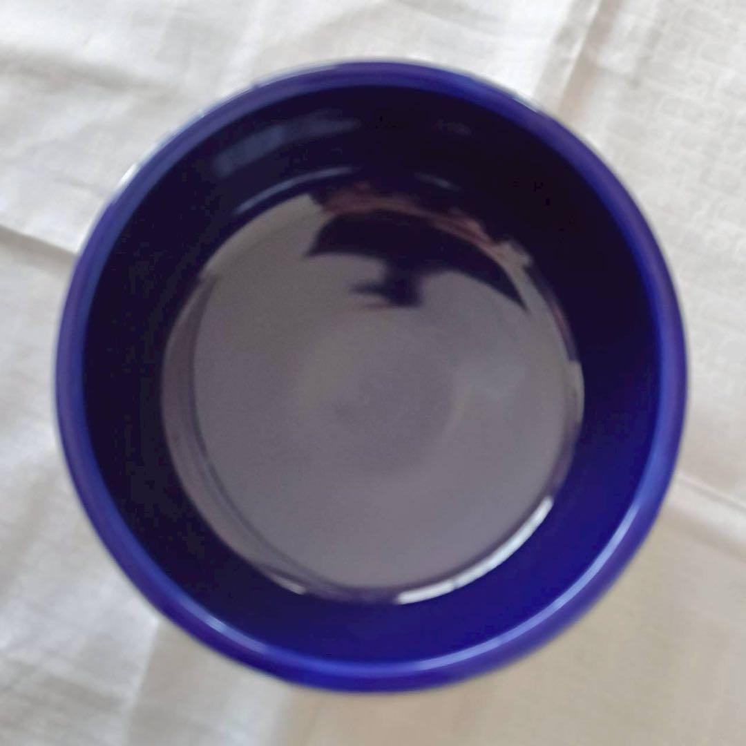 徳泉造　皆具　笹ツル画　紫翠窯