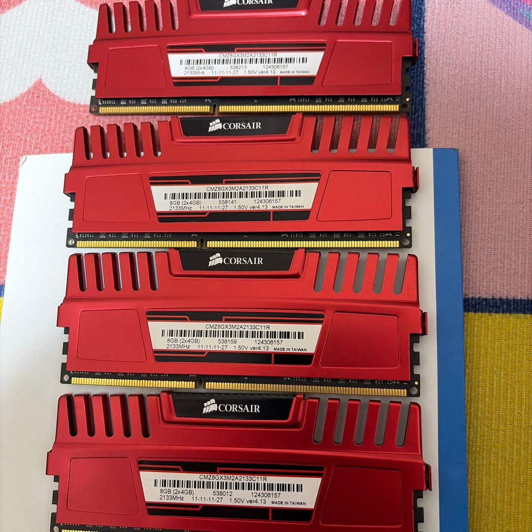 CORSAIR VENGEANCE 8GB 6セットメモリ 2133MHz