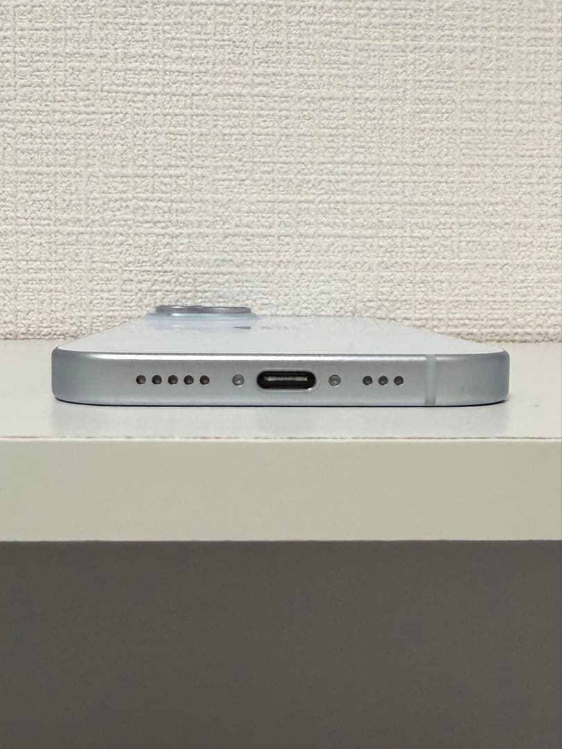 【画面割れあり】iPhone15 ブルー256GB