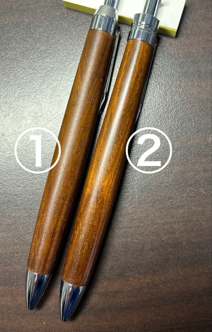 美しいローズウッドの木軸シャーペン0.5mm①