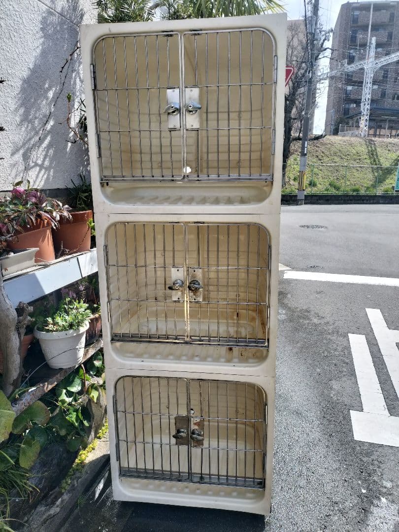 犬用3段ケージ