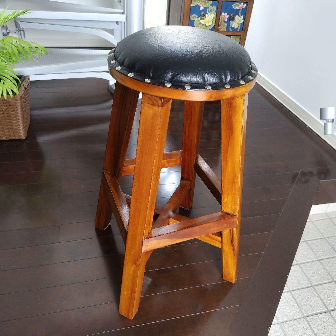美品です！ヴィンテージ カウンター チェア1脚 オーク デザイナーズ