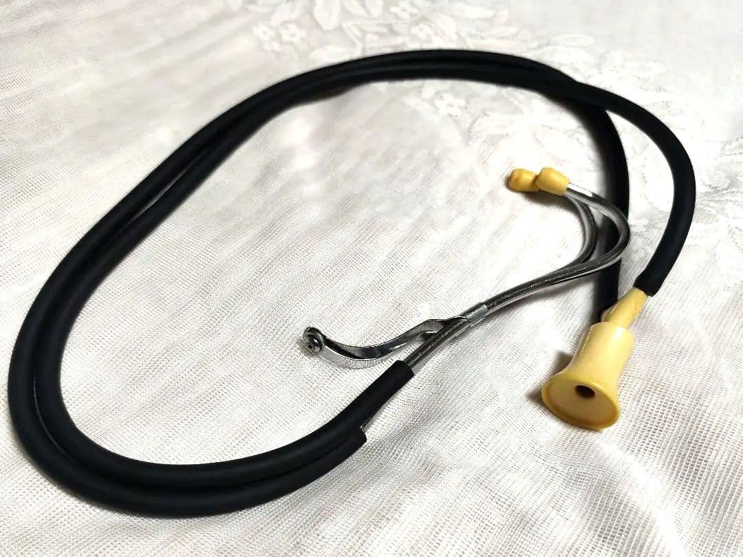 鬼束式聴診器 マンモス牙　昭和初期　希少品　アンティーク　折りたたみ耳管付き美品