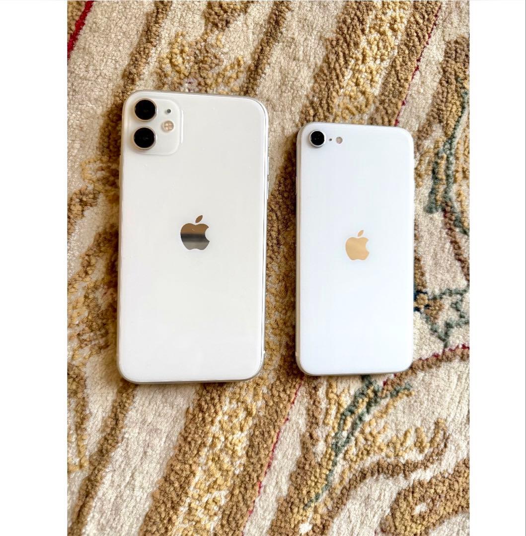 iPhoneSE 【第三世代】本体　容量...256GB & iPhone11