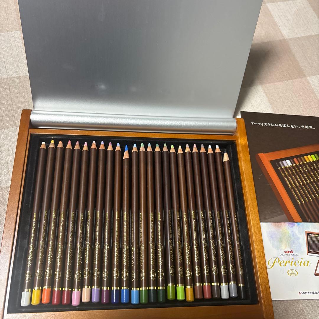三菱鉛筆　色鉛筆 uni Pericia 24色　廃盤品　生産終了　ペリシア