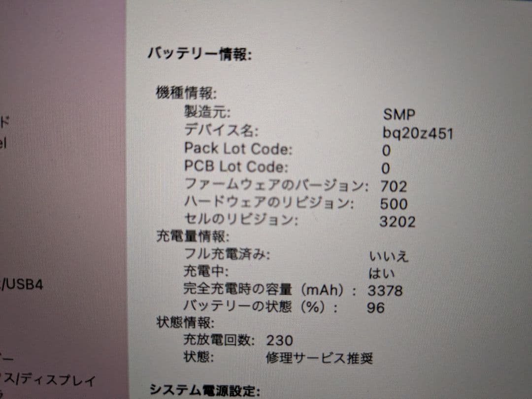 ジャンク MacBook 2015 12インチ 8GB 250GB