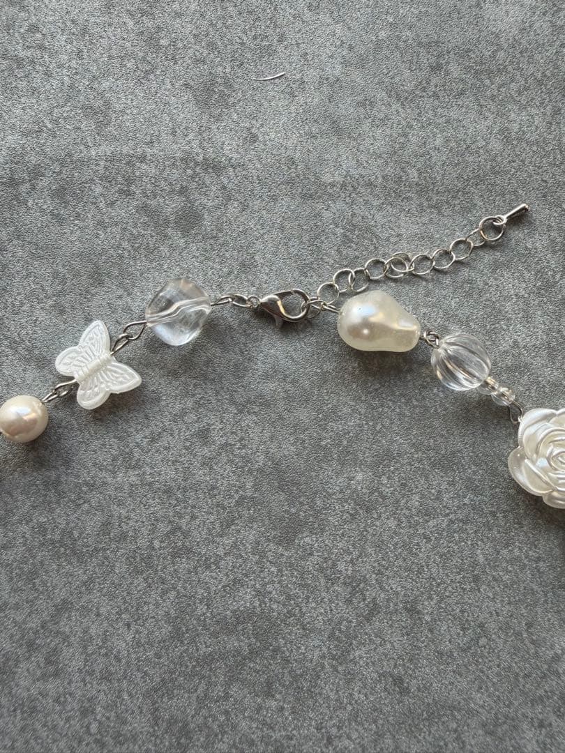 ネックレス・ペンダント No.7 youphoria necklace white miniribbon