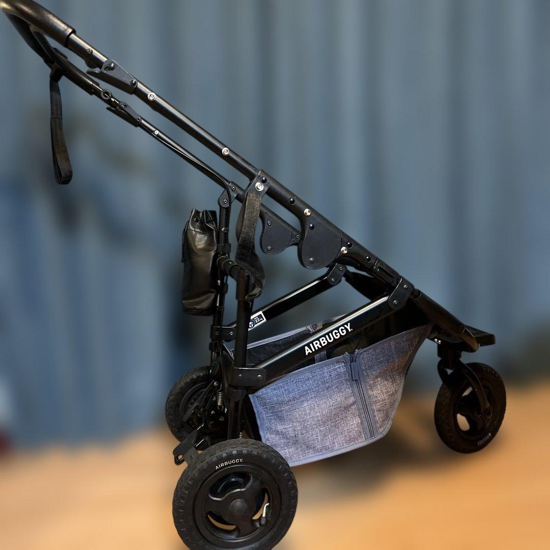 AIR BUGGYエアバギー 新型フレーム　ドッグ　ペットカート ドーム　黒