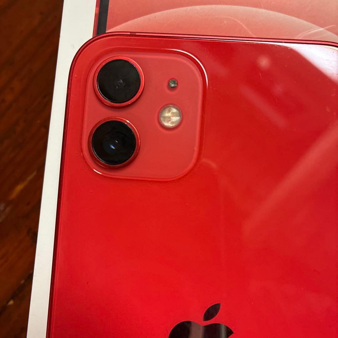 【箱あり・美品】iPhone 12 128GB レッド SIMフリー 動作良好