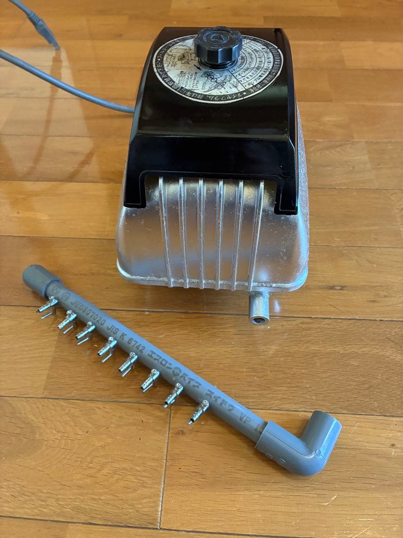 浄化槽　エアーポンプ　ブロワ　テクノ高槻　分岐菅付　SPP-80GJ 動作品