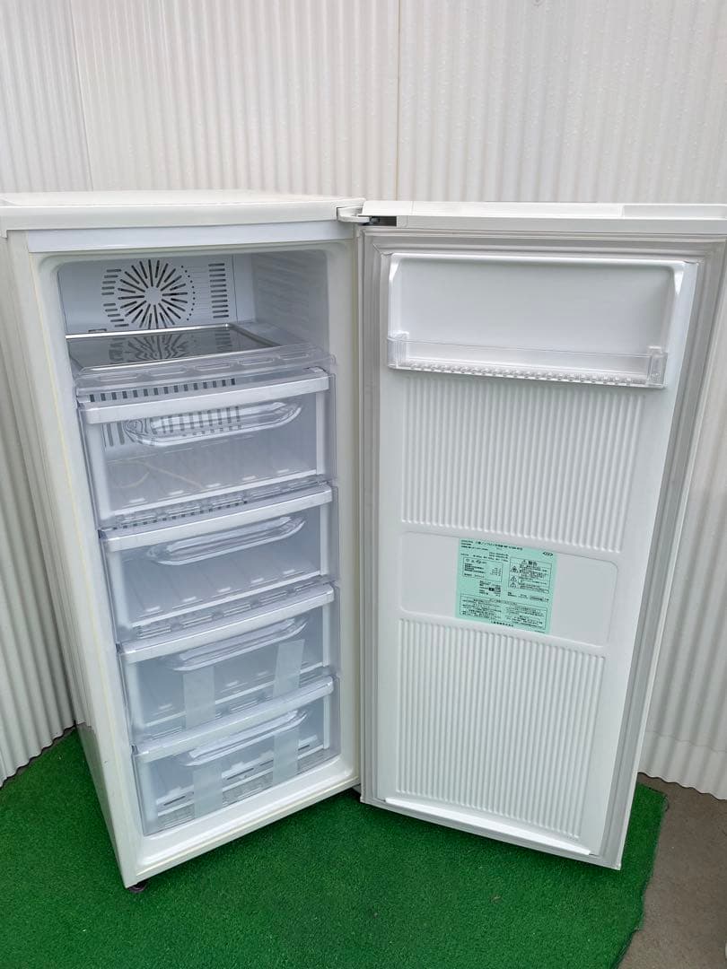 991 三菱 121L ホワイト冷凍庫 急冷モード搭載 大容量 ファン式 国産