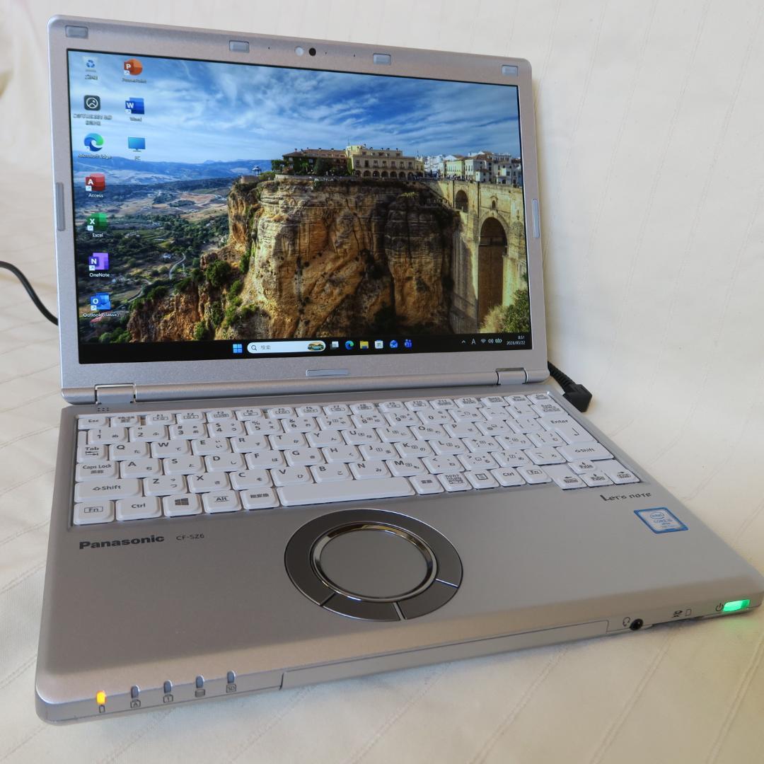レッツノート SZ6／i5-第7世代／累積1720時間／Office 2024