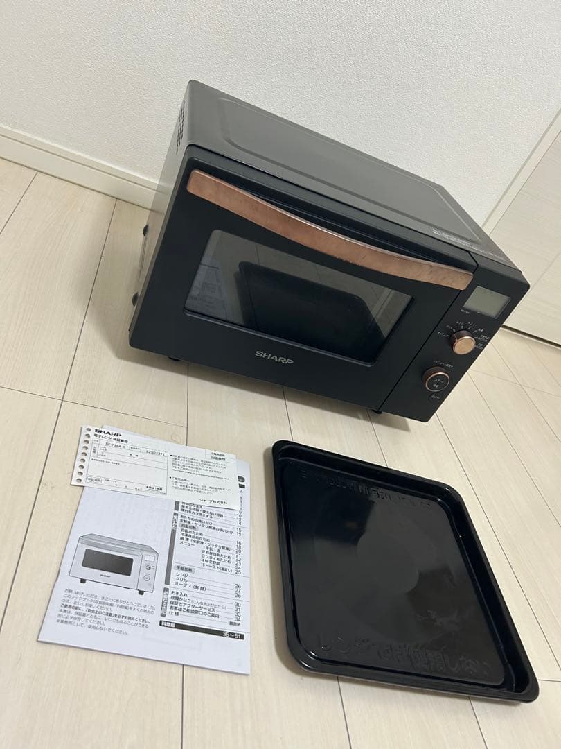 処分価格　SHARP オーブンレンジ RE-F18A-B ブラック