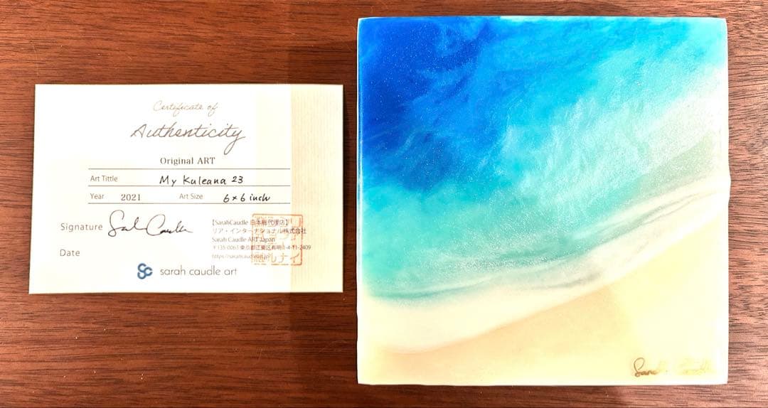 【保証書付き原画】Sarah caudleサラ・カードル アート6×6inch♡