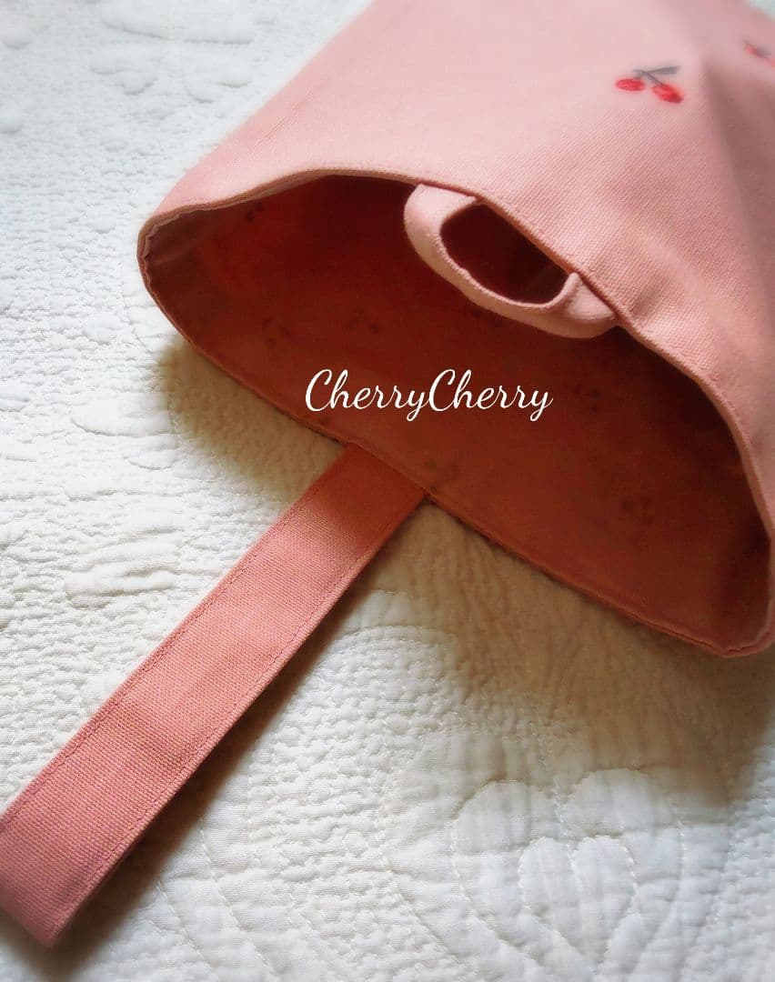 ✰入園入学お申込✰CherryCherry通園バッグ&靴袋　女の子　チェリー
