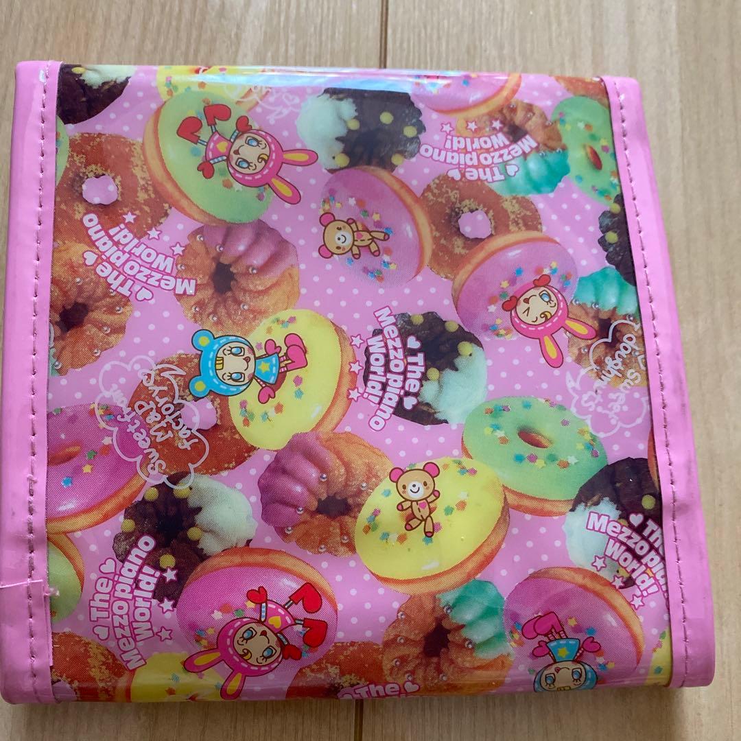 メゾピアノ　マルチケース　ミラー付き　ピンク