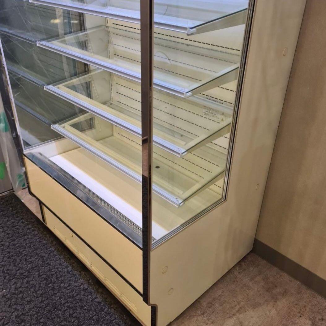 常温ショーケース ガラス棚 照明付き 陳列棚 陳列什器 ショーケース コンビニ