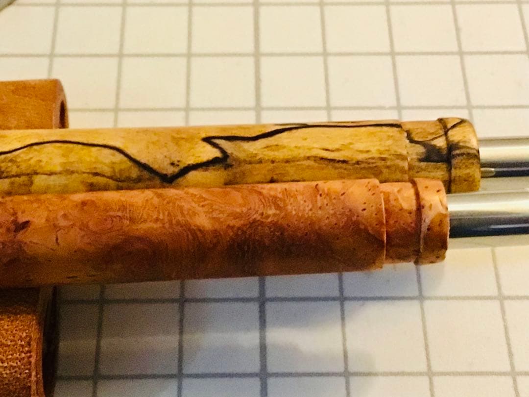 4631 woodturning 木軸シャープペンシル 2本