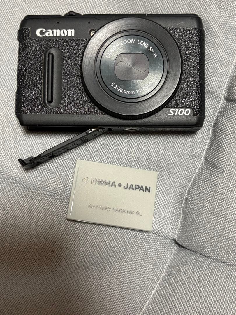 Canon PowerShot S100 ブラック【動作未確認・ジャンク扱い】