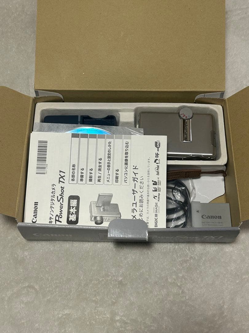 【極美品 動作確認済】Canon PowerShot TX1 元箱付 付属品多数
