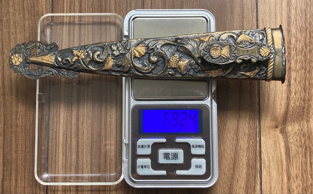 JUCA 装飾用ナイフ 金属製 彫刻装飾 800 18K