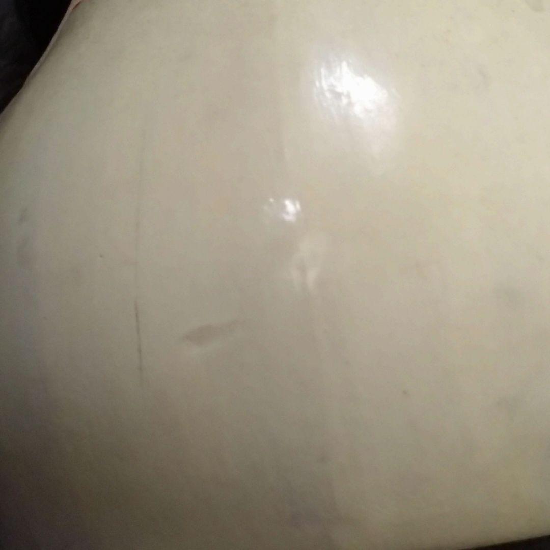 アメリカンヴィンテージ　陶器製　白い茄子(?)　小物入れ