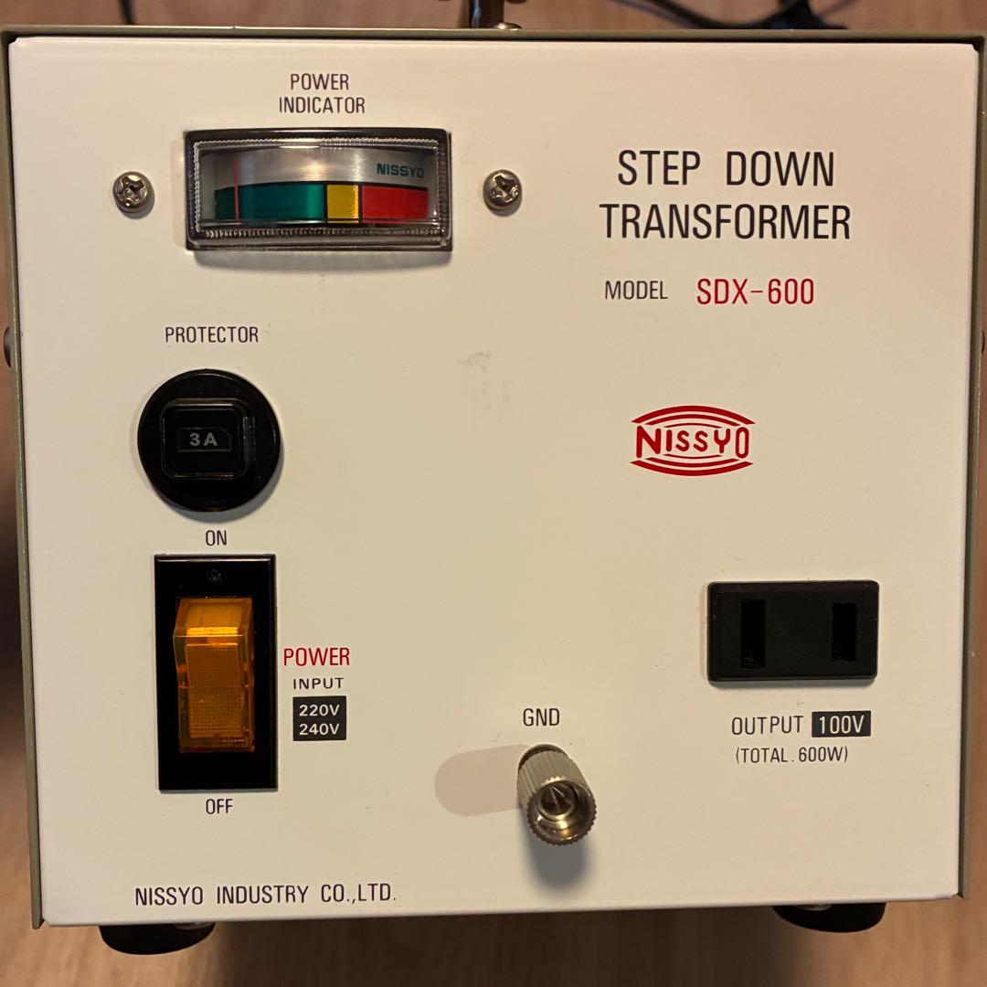 NISSYO 日章工業 SDX-600 変圧器