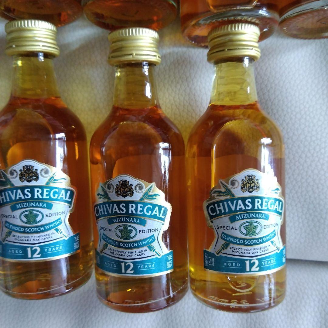 CHIVAS REGAL 18年５本 12年 ミズナラ 3本