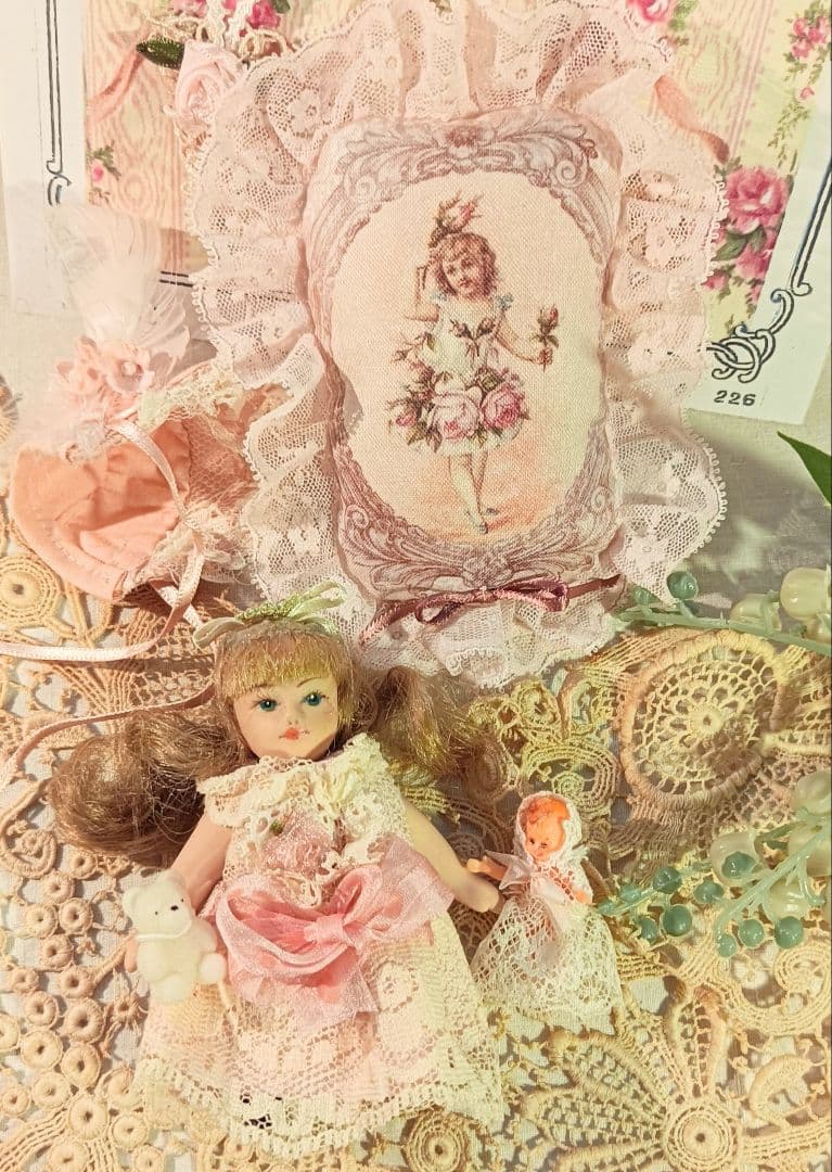 ビスクドール　ミニョネット　ミニチュア　Handmade
