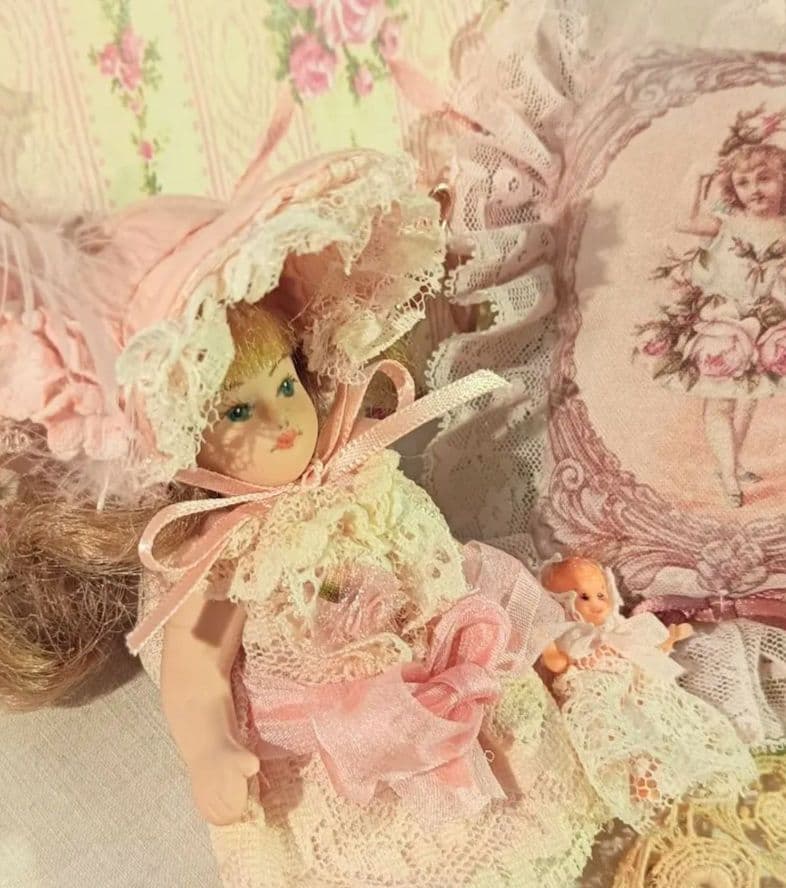 ビスクドール　ミニョネット　ミニチュア　Handmade