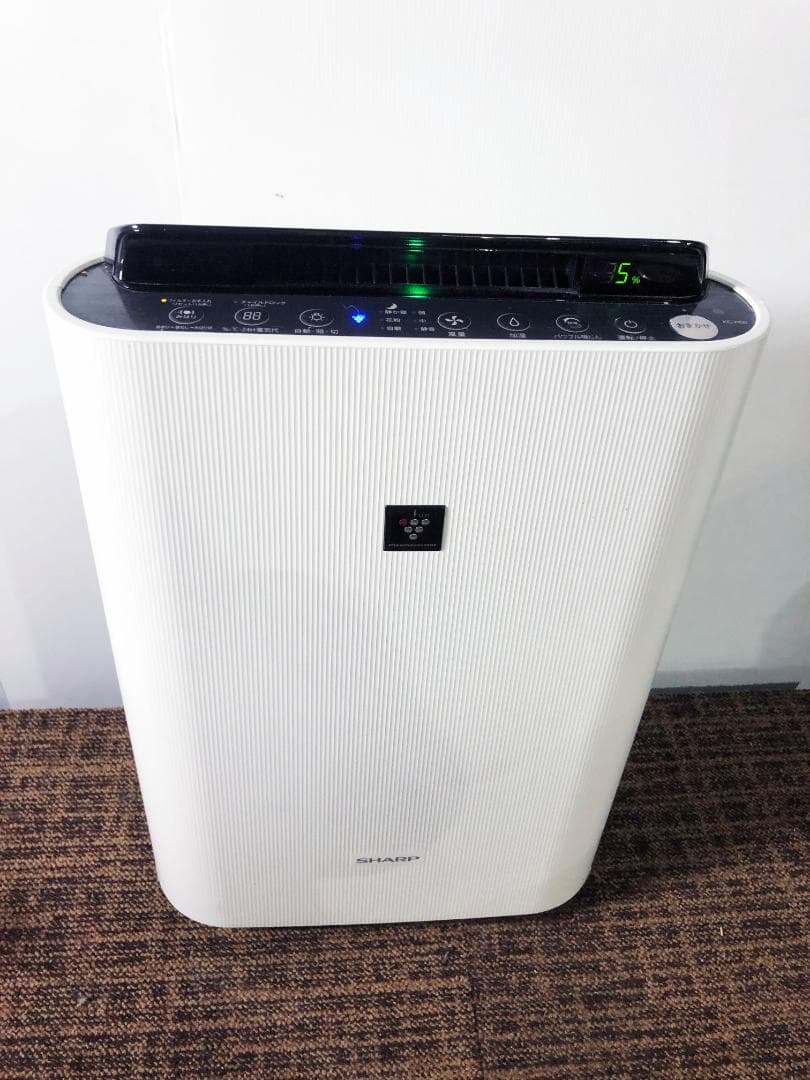 ★美品 中古★SHARP 加湿空気清浄機【KC-H50-W】GCPP