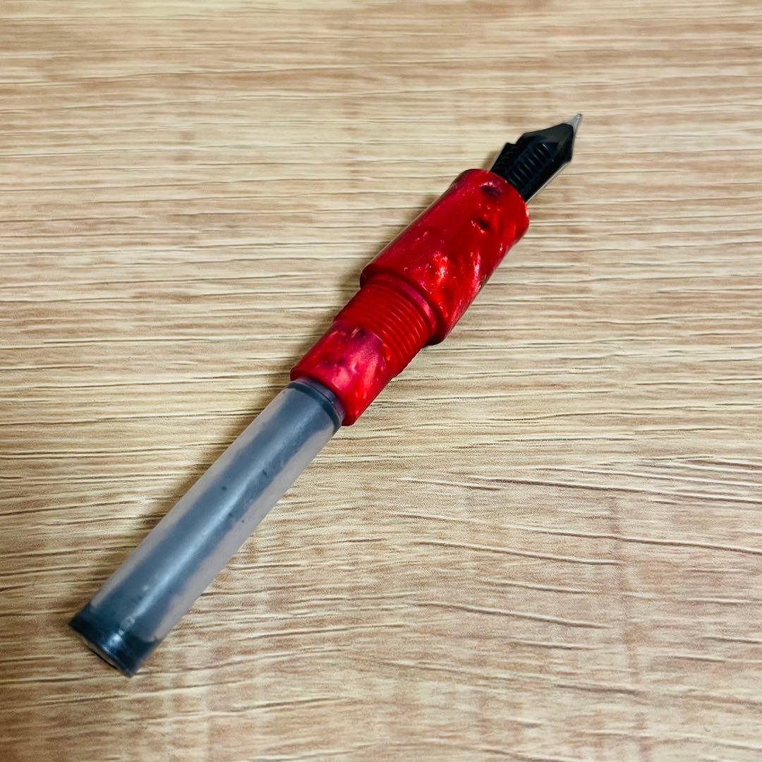 【美品】万年筆 デルタ ドルチェ 赤 レッド
