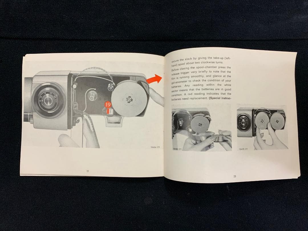 ライカ Leitz LEICINA 8V 1963年使用説明書 英語版 大変貴重