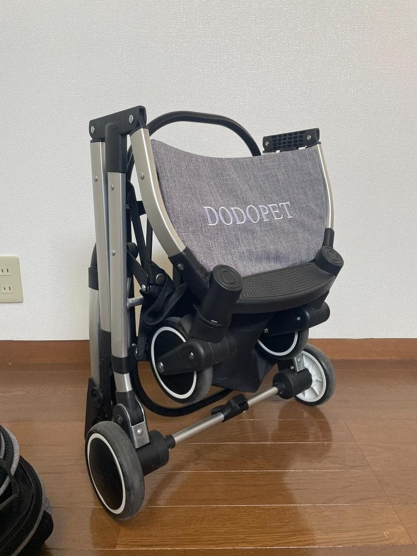 DOT 中小型犬用ドッグカート グレー