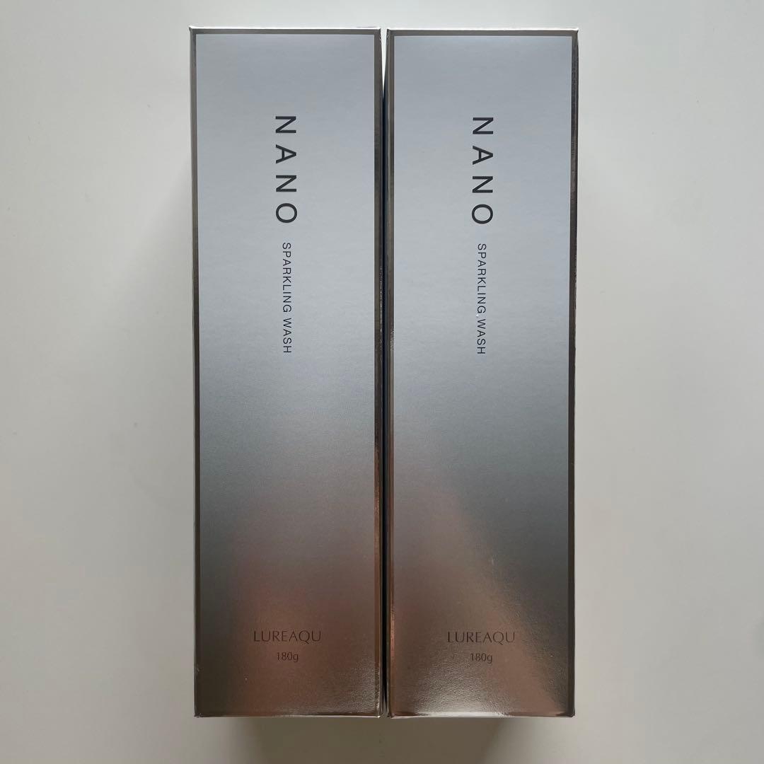 【2本】ルリーク ナノスパークリングウォッシュ NANO 炭酸泡洗顔 新品未開封