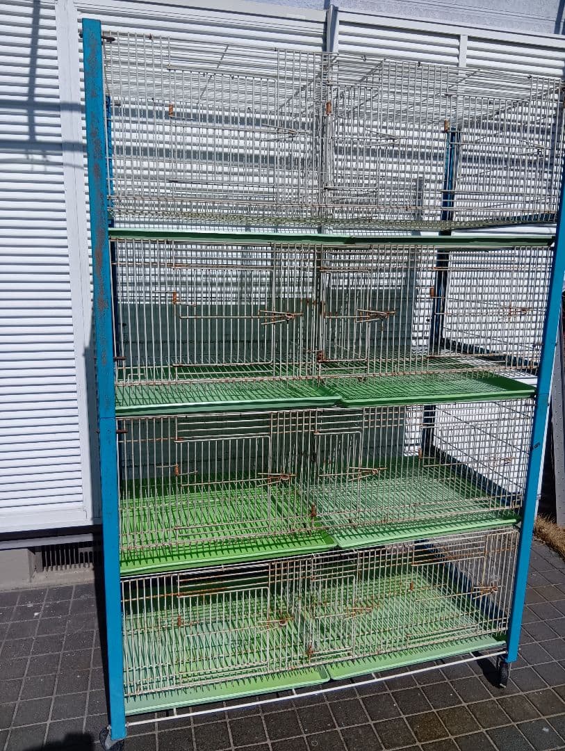 組み立て式　８ペアー用素引きゲージ　レース鳩　小動物交配　繁殖簡単　 愛鳩の友