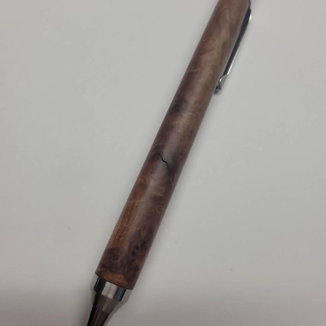 handwood　欅製シャーペン　強低重心Rタイプ0.5mm　ケヤキ　木軸