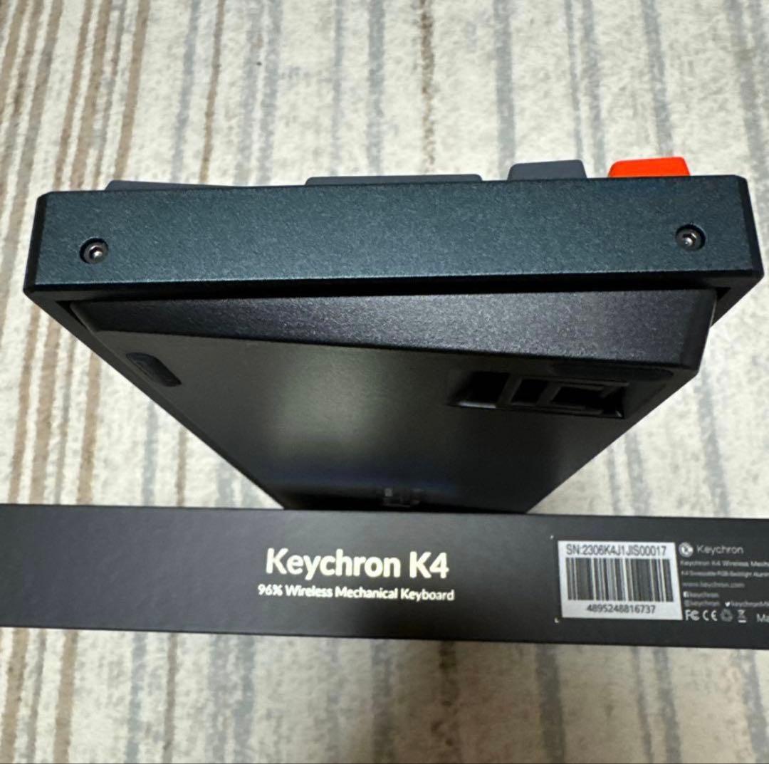 Keychron K4(V2)メカニカルキーボードRGB赤軸