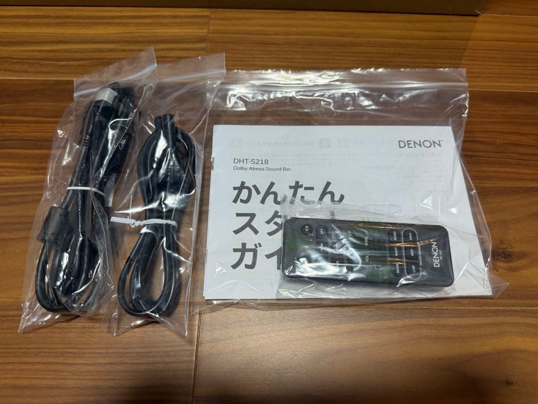 視聴のみ DENON DHT-S218 サウンドバー Bluetooth デノン