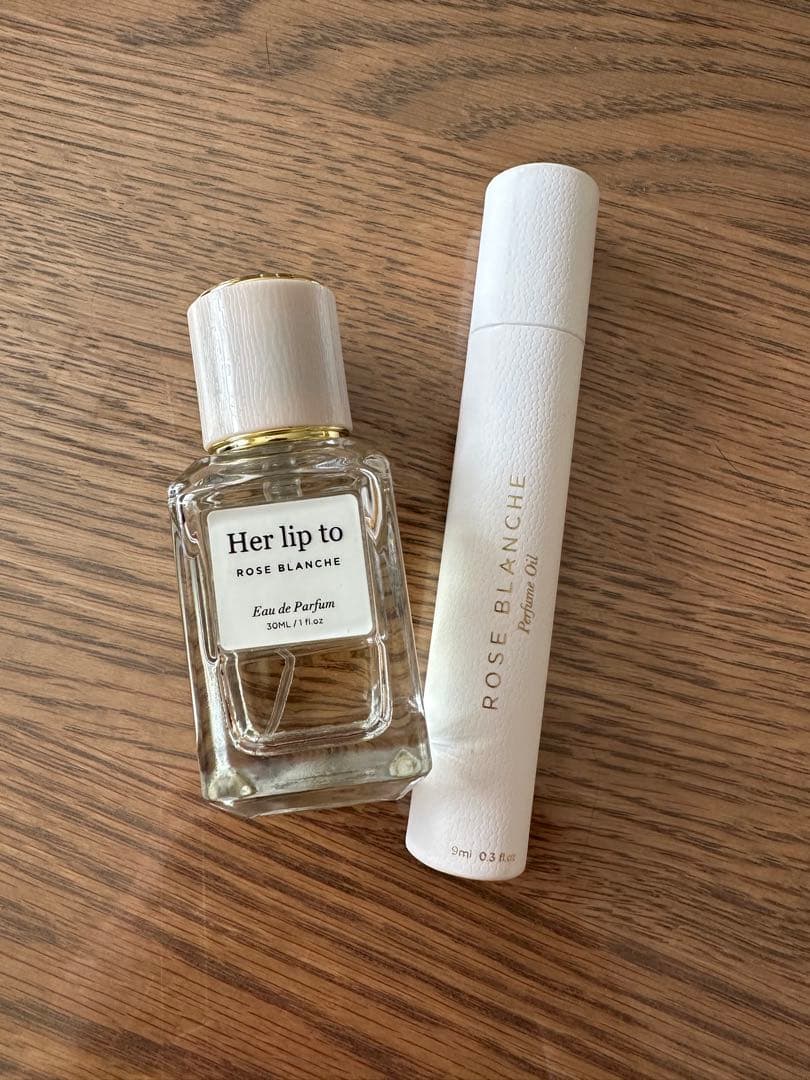 香水(女性用) Her lip to ROSE BLANCHE Parfum &Roll oil