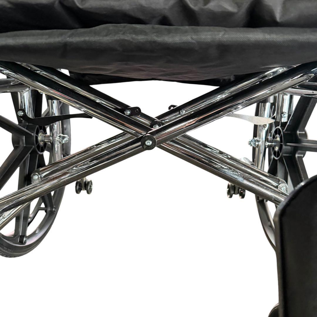 Nice Way 車椅子 ワイド57cm 自走式 折りたたみ 送料込